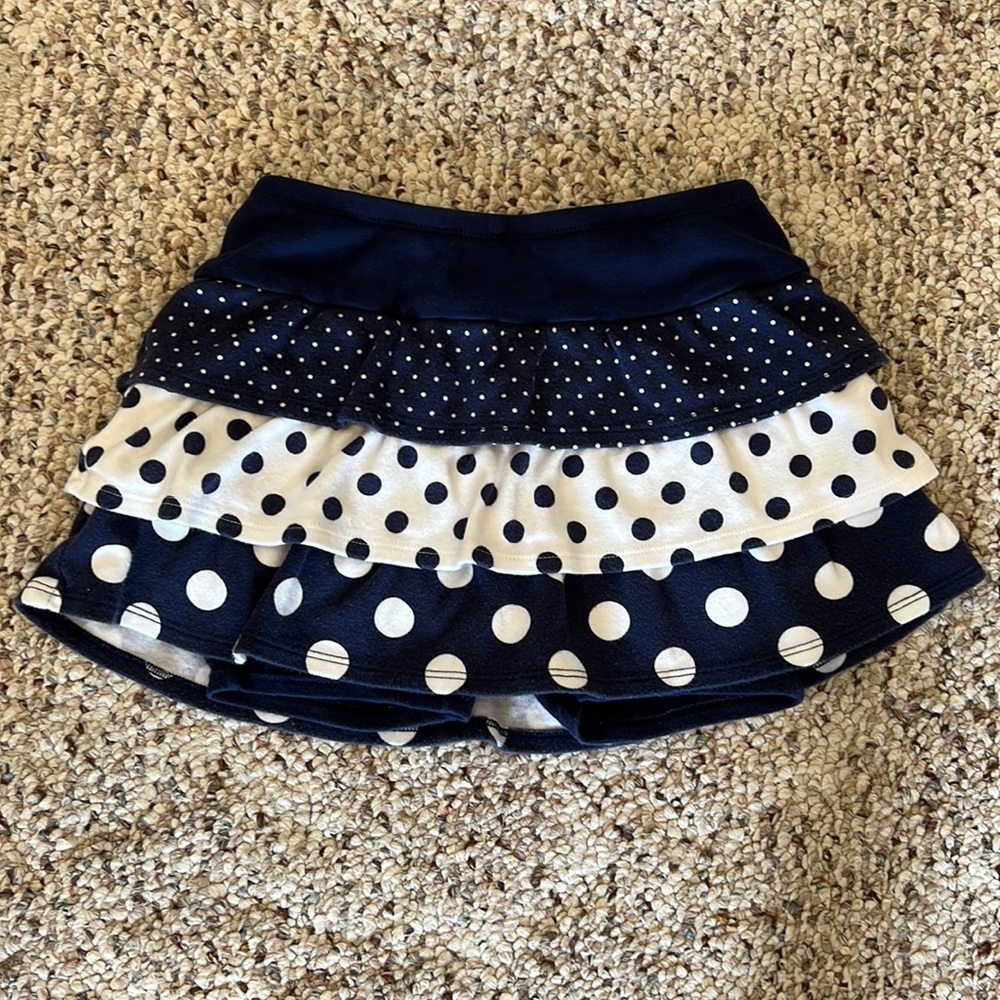 Girls polka dot skirt